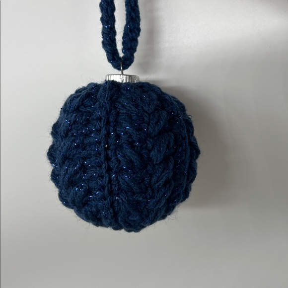 Handmade Sparkle Crochet Ornament - 1 One - Picture 3 of 7